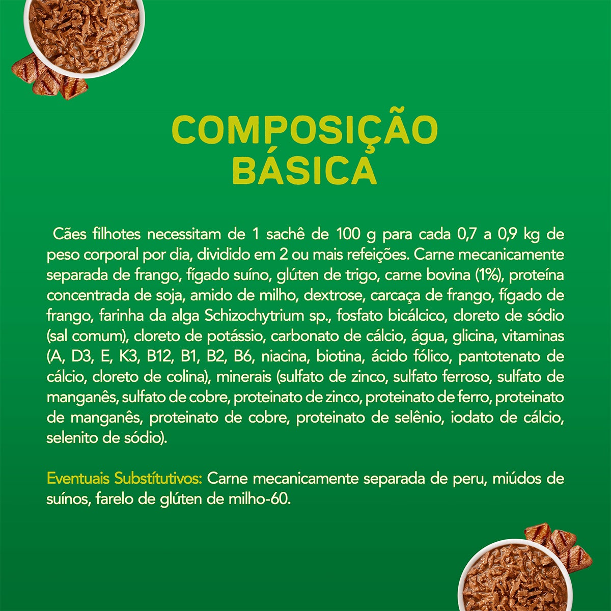 Filhotes carne
