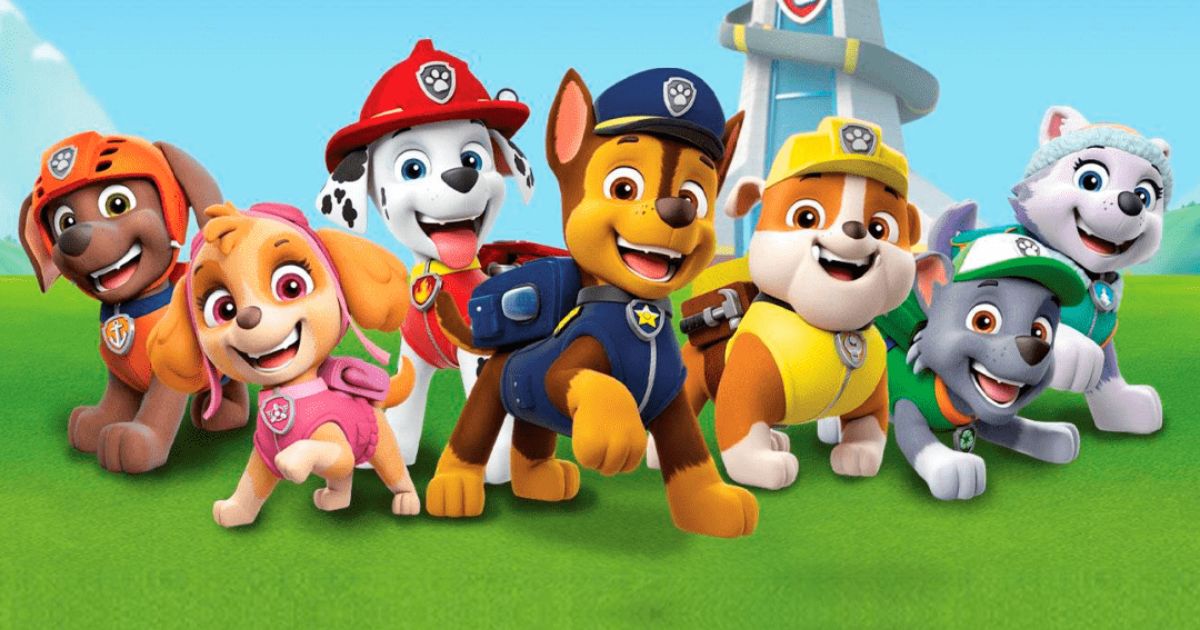 A Patrulha Canina é um desenho animado famoso inspirado em raças de cachorro reais (Créditos: Divulgação)