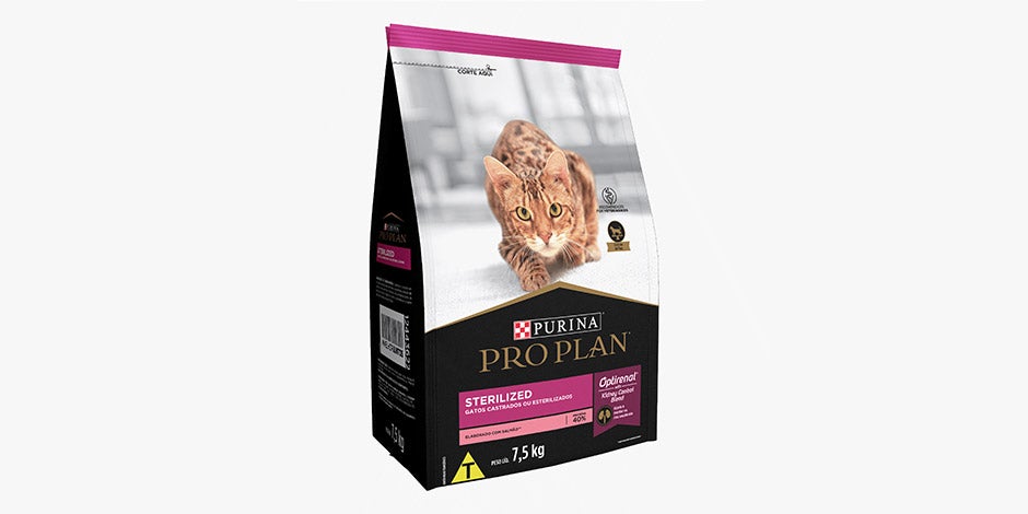 Comida para gatos castrados – PRO PLAN Pacote de comida para gatos castrados PRO PLAN® Sterilized.