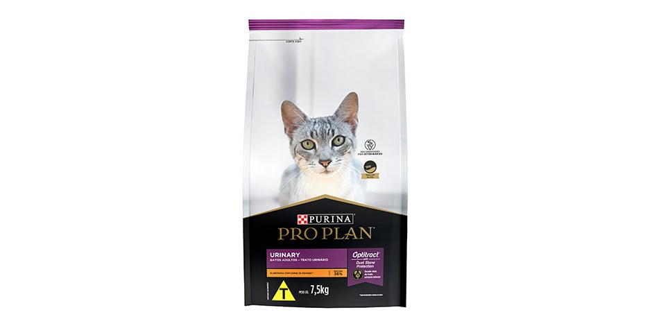 Incontinência urinária em gatos: tratamento, sintomas e causas – Pro Plan Saco de PRO PLAN® Urinary. Pode contribuir para a prevenção e o tratamento da incontinência urinária em gatos.