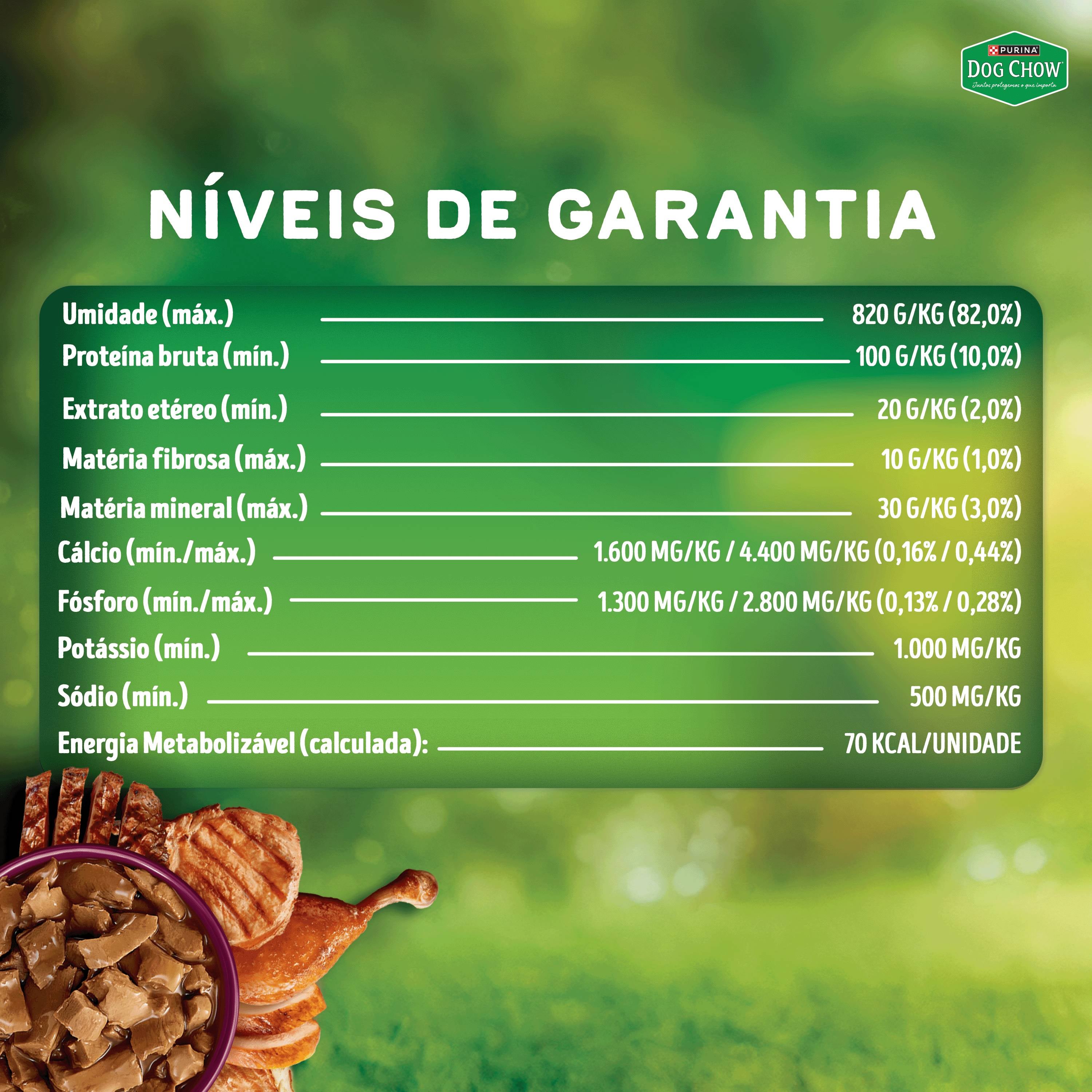 Dog Chow ração úmida para cães multi proteínas carne frango porco peru peixe 85g