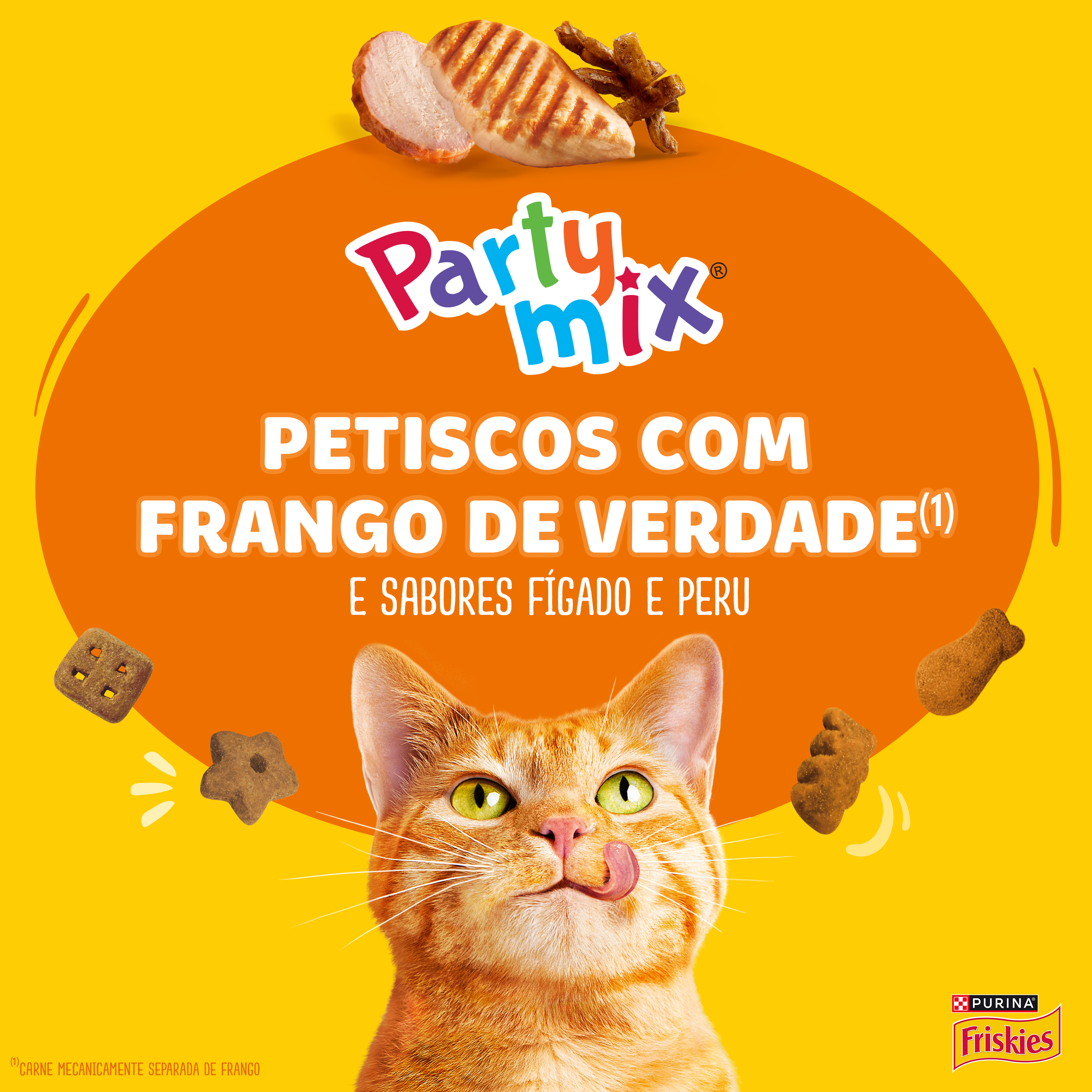 FRISKIES Party Mix Frango