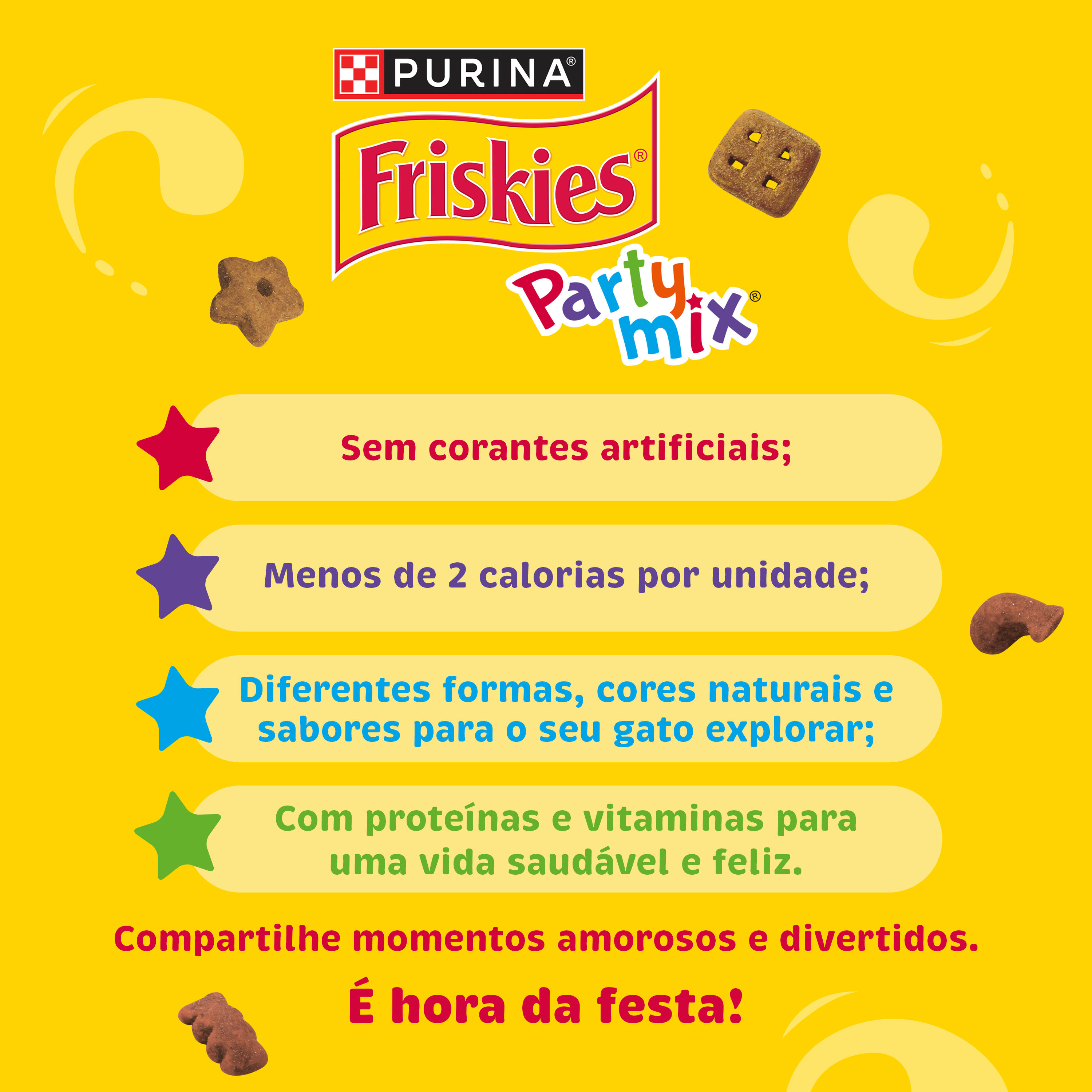 FRISKIES Party Mix Frango