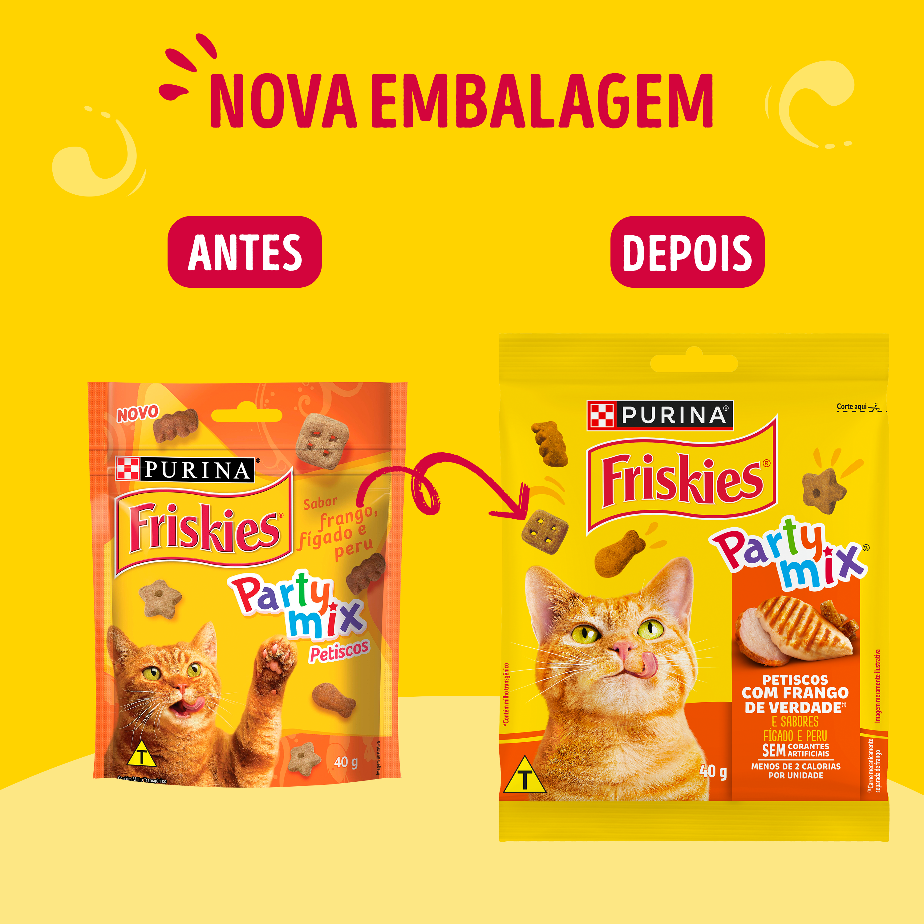 FRISKIES Party Mix Frango