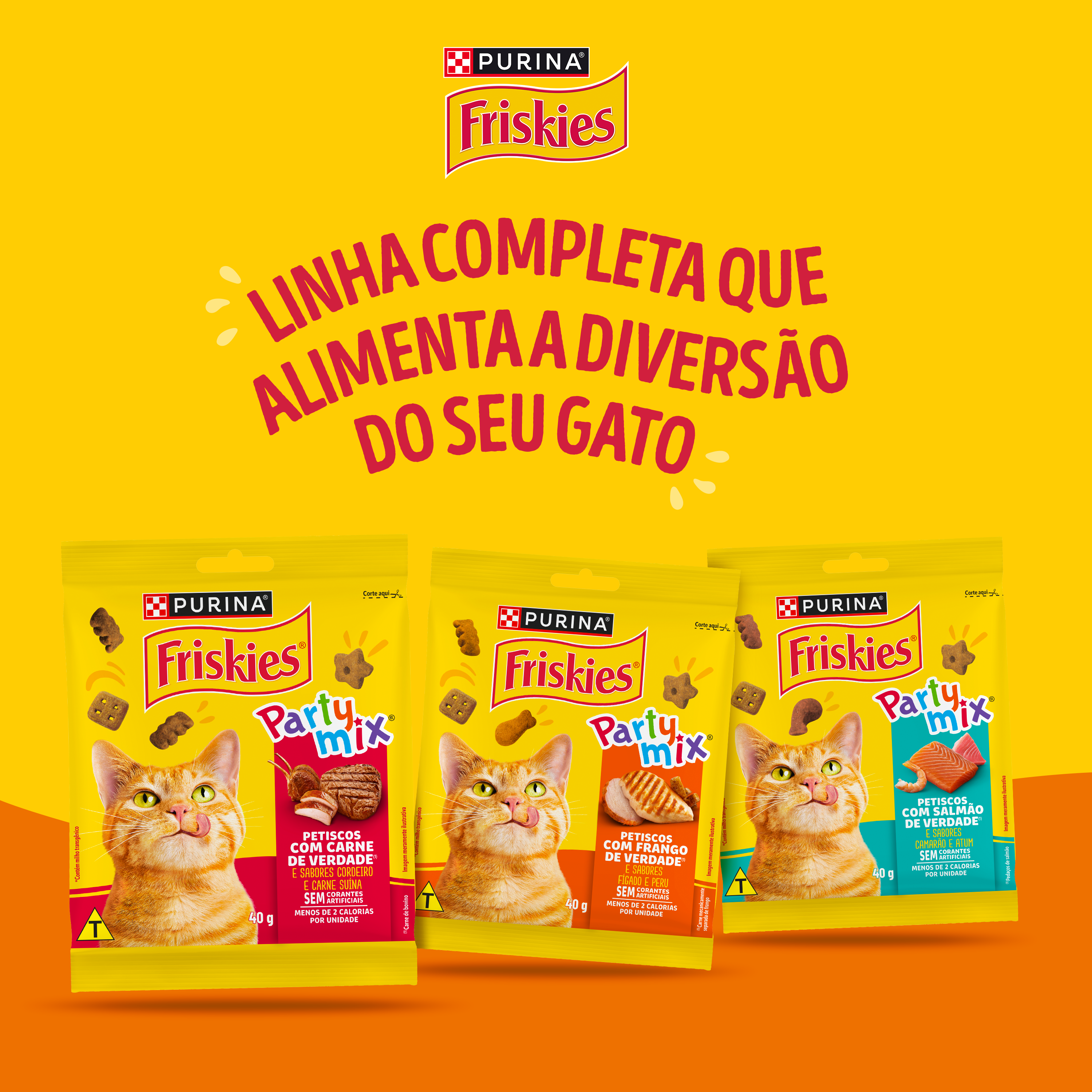 FRISKIES Party Mix Frango
