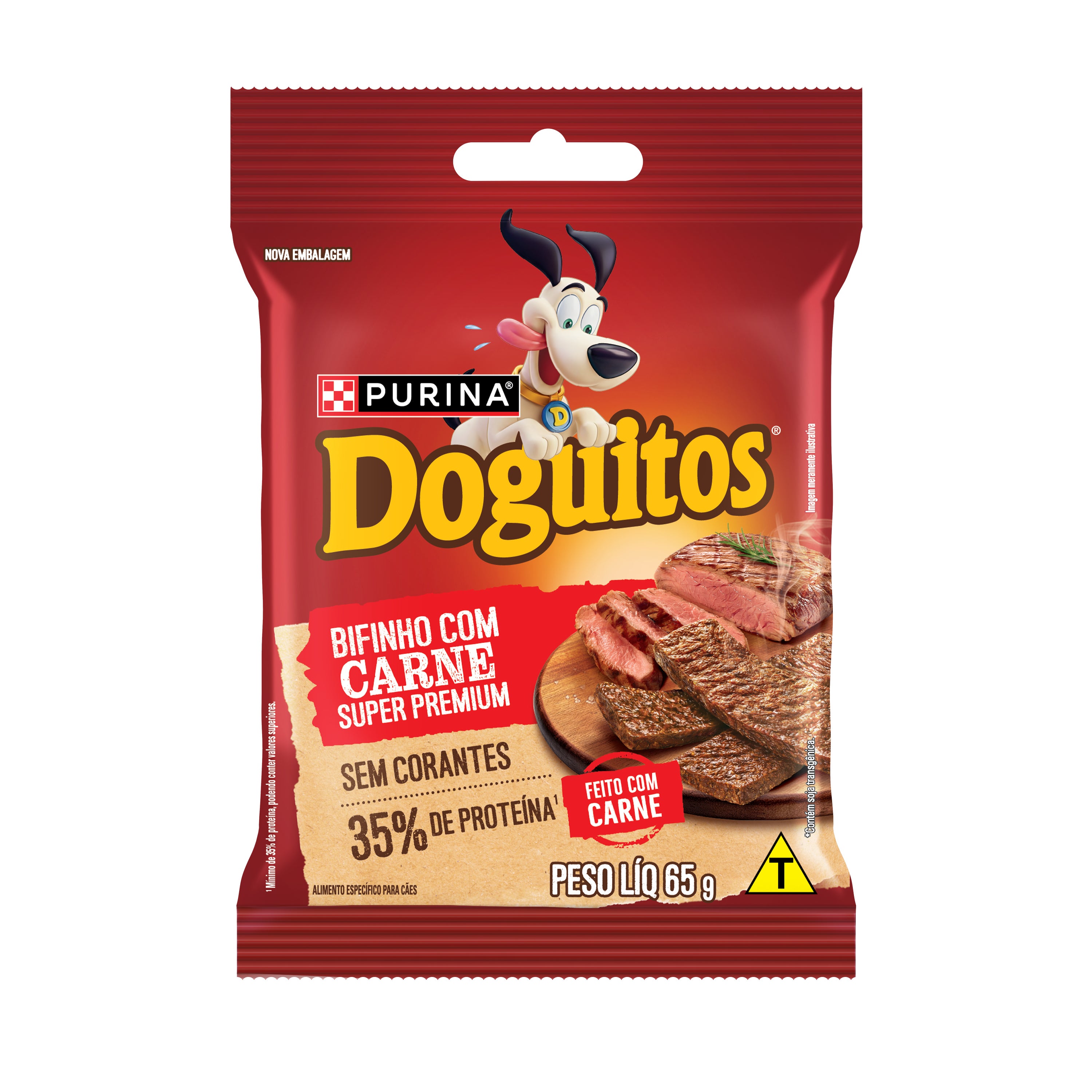  Doguitos Bifinho de Carne Cães Adultos e Filhotes