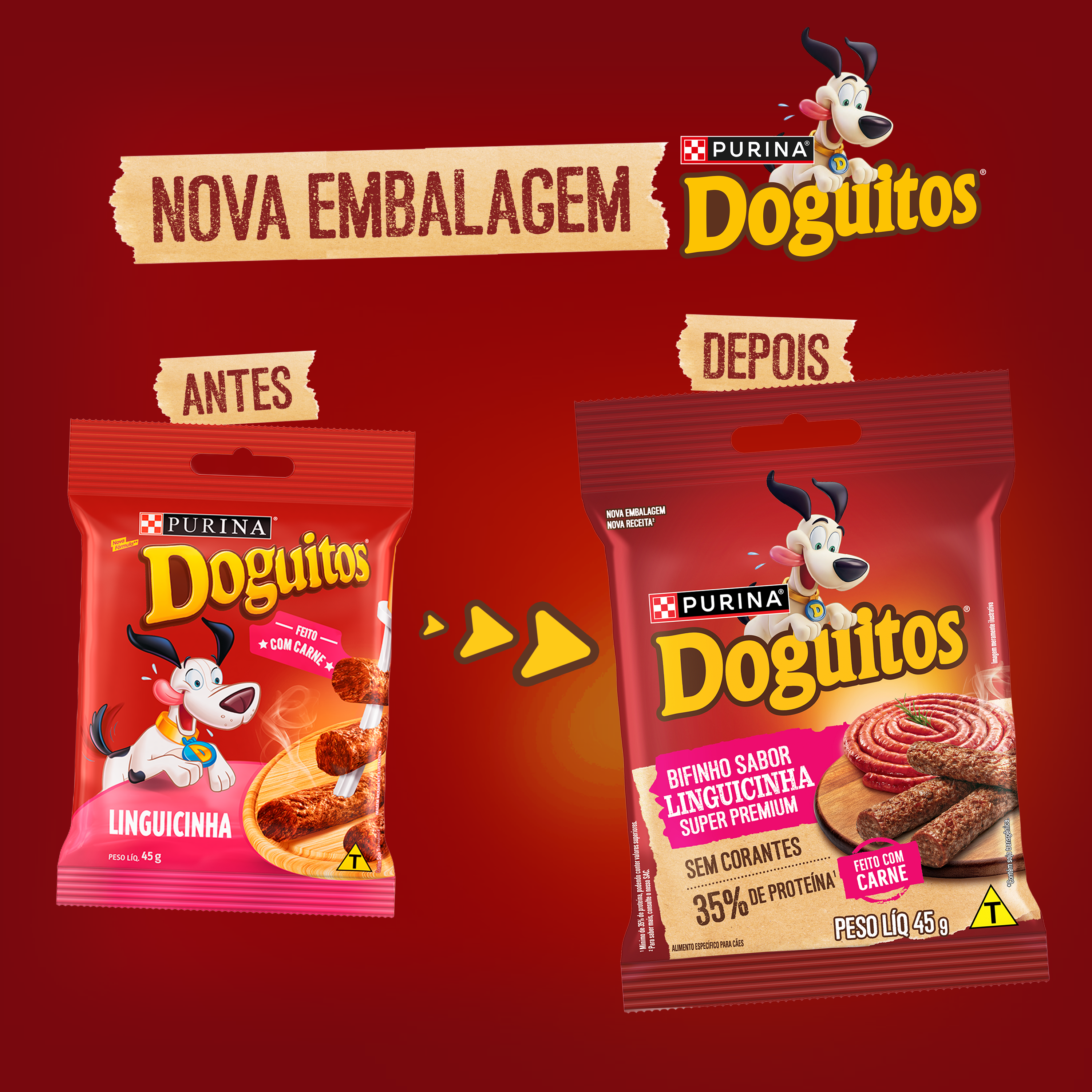 Doguitos Linguicinha Cães Adultos e Filhotes