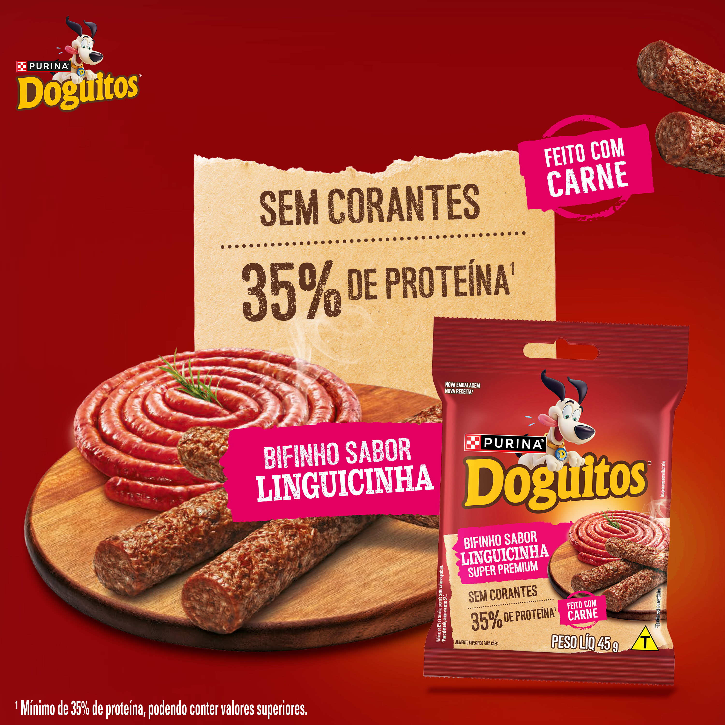 Doguitos Linguicinha Cães Adultos e Filhotes