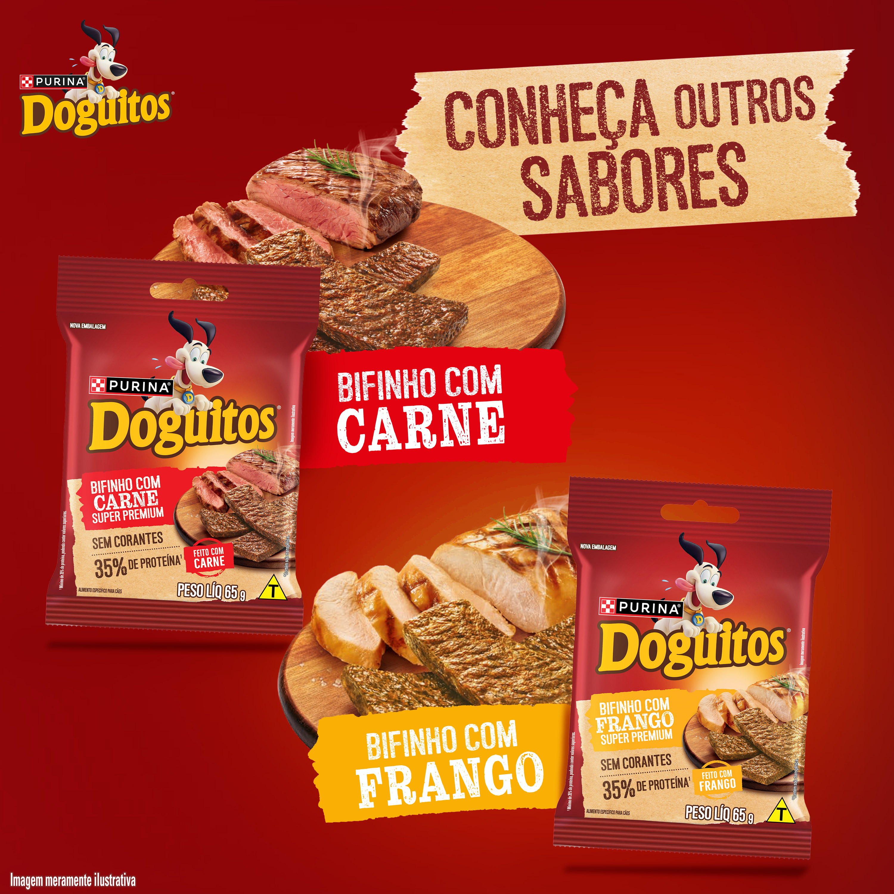 Doguitos Linguicinha Cães Adultos e Filhotes