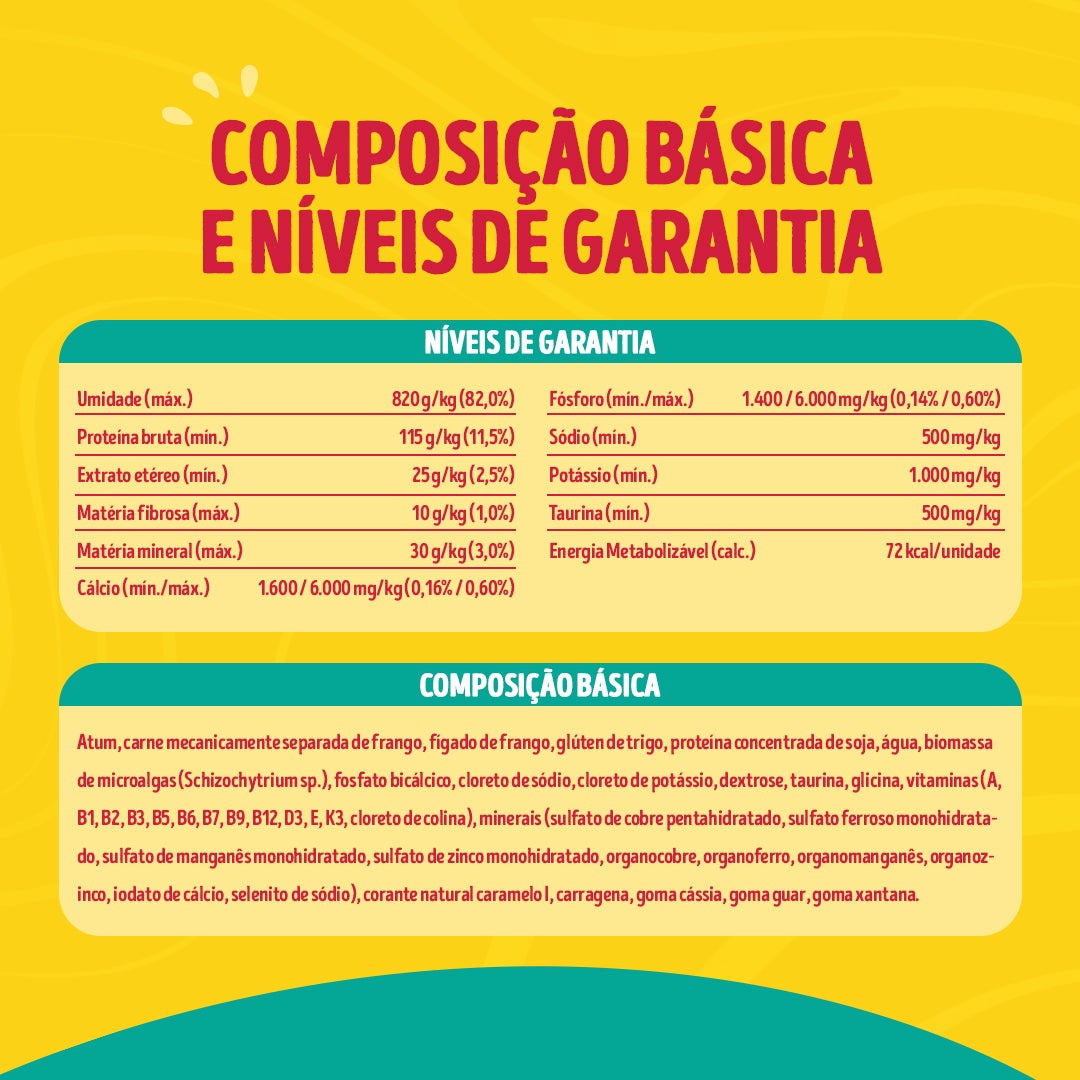 Ração úmida para gatos adultos Friskies® Patê Sensações sabor Atum