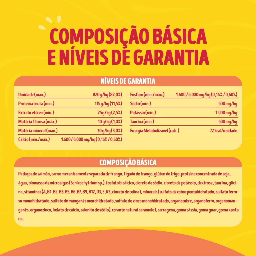 Ração úmida para gatos adultos Friskies® Patê Sensações sabor Salmão