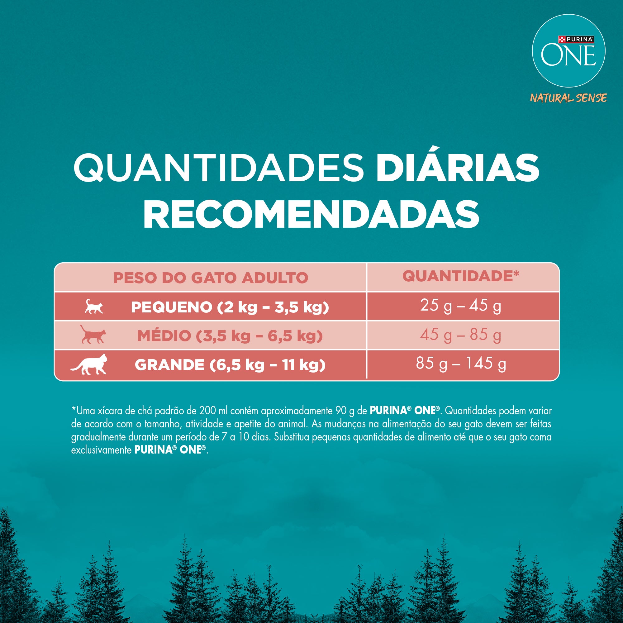 Purina One ração para gatos adultos castrados com frango e salmáo