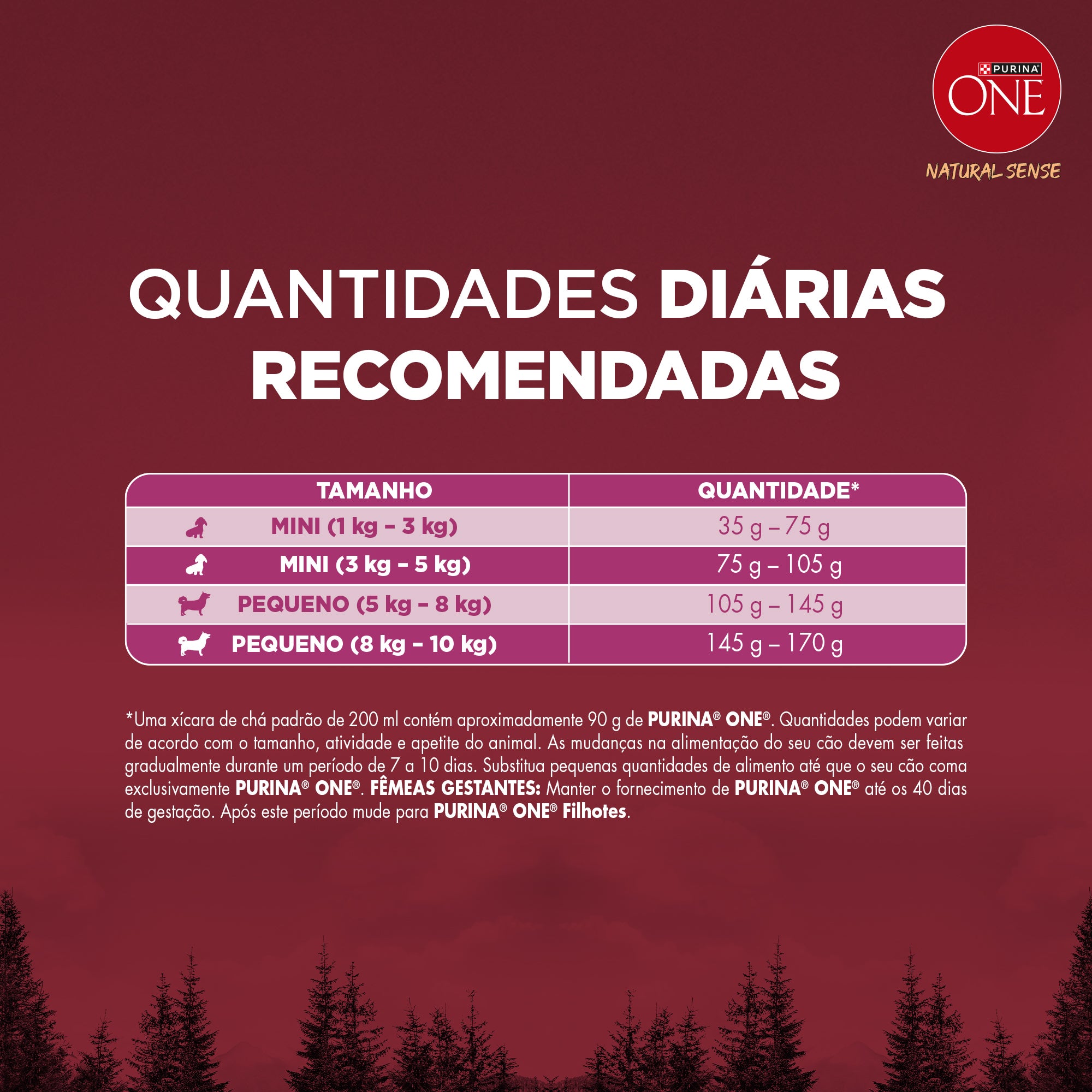Purina One Natural Sense ração para cães adultos minis e pequenos com frango e carne bovina