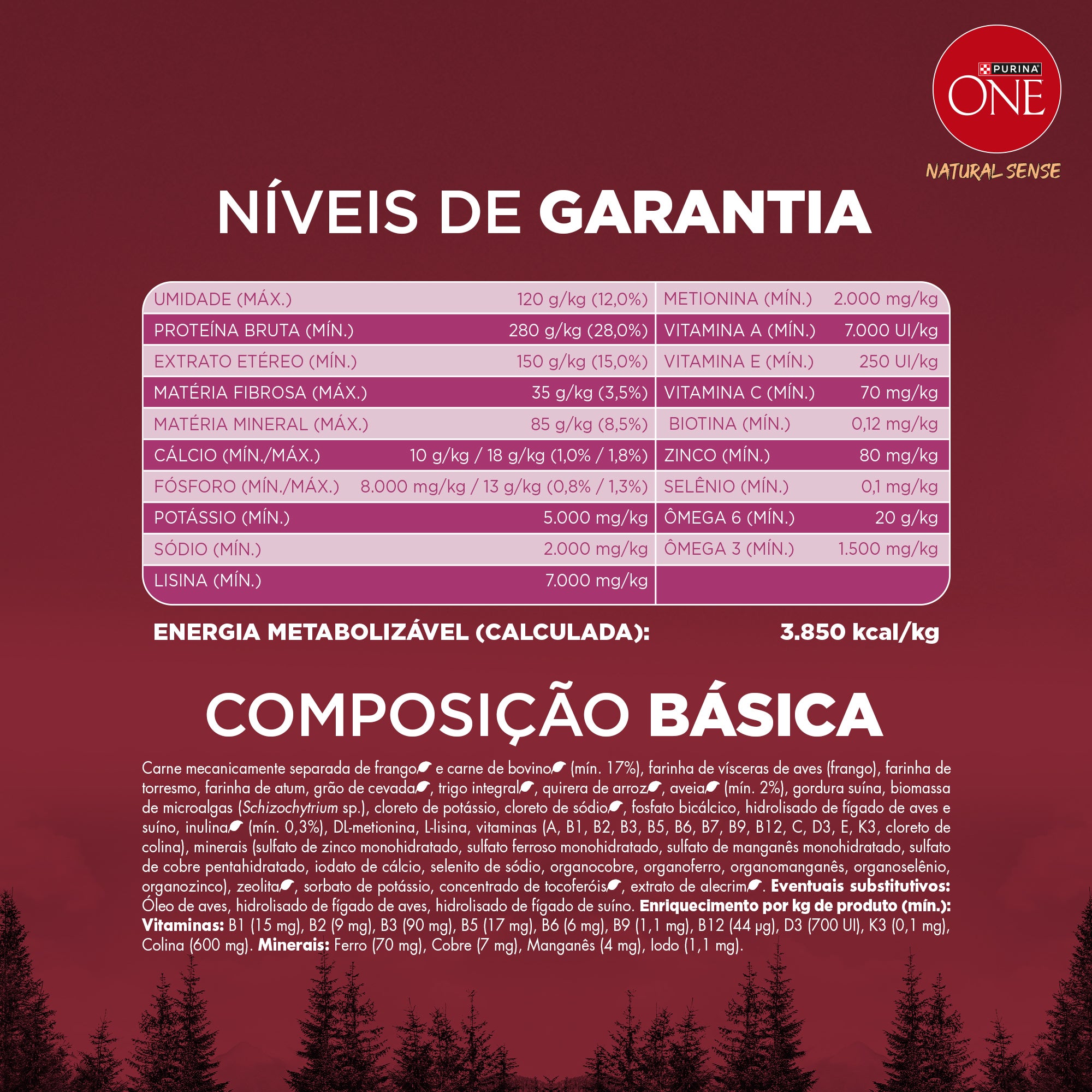 Purina One Natural Sense ração para cães adultos minis e pequenos com frango e carne bovina