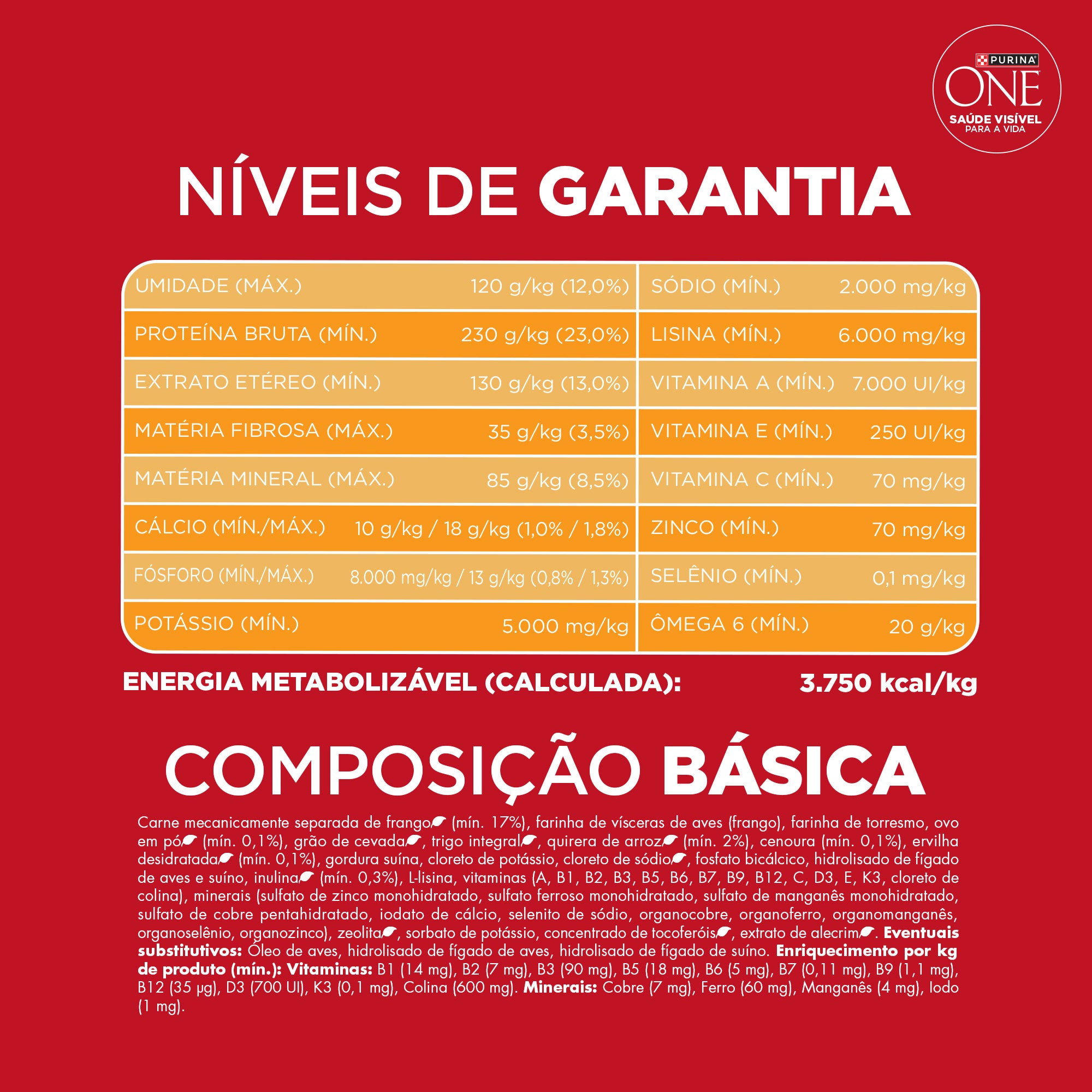 Purina One  ração para cães adultos médios e grandes com frango para ummicrobioma equilibrado