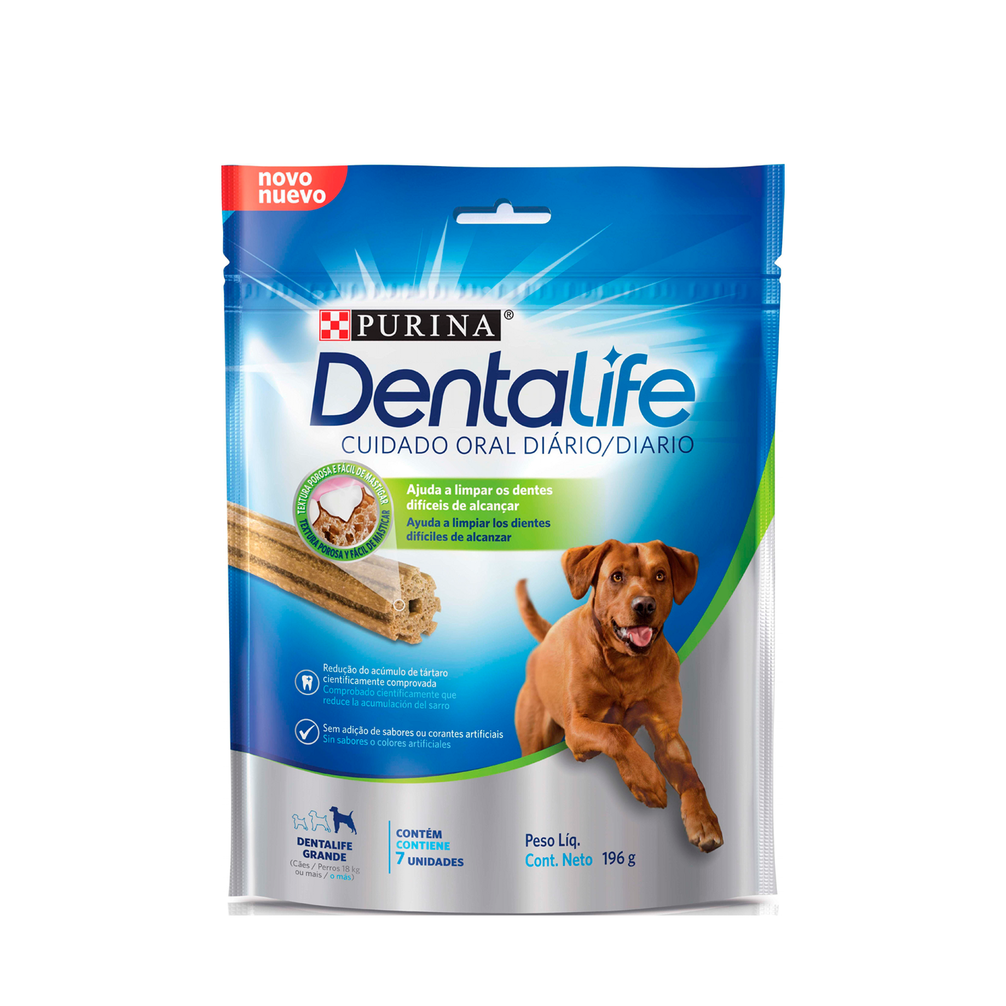 Embalagem de DENTALIFE Cães Adultos Médios Frango, vista frontal