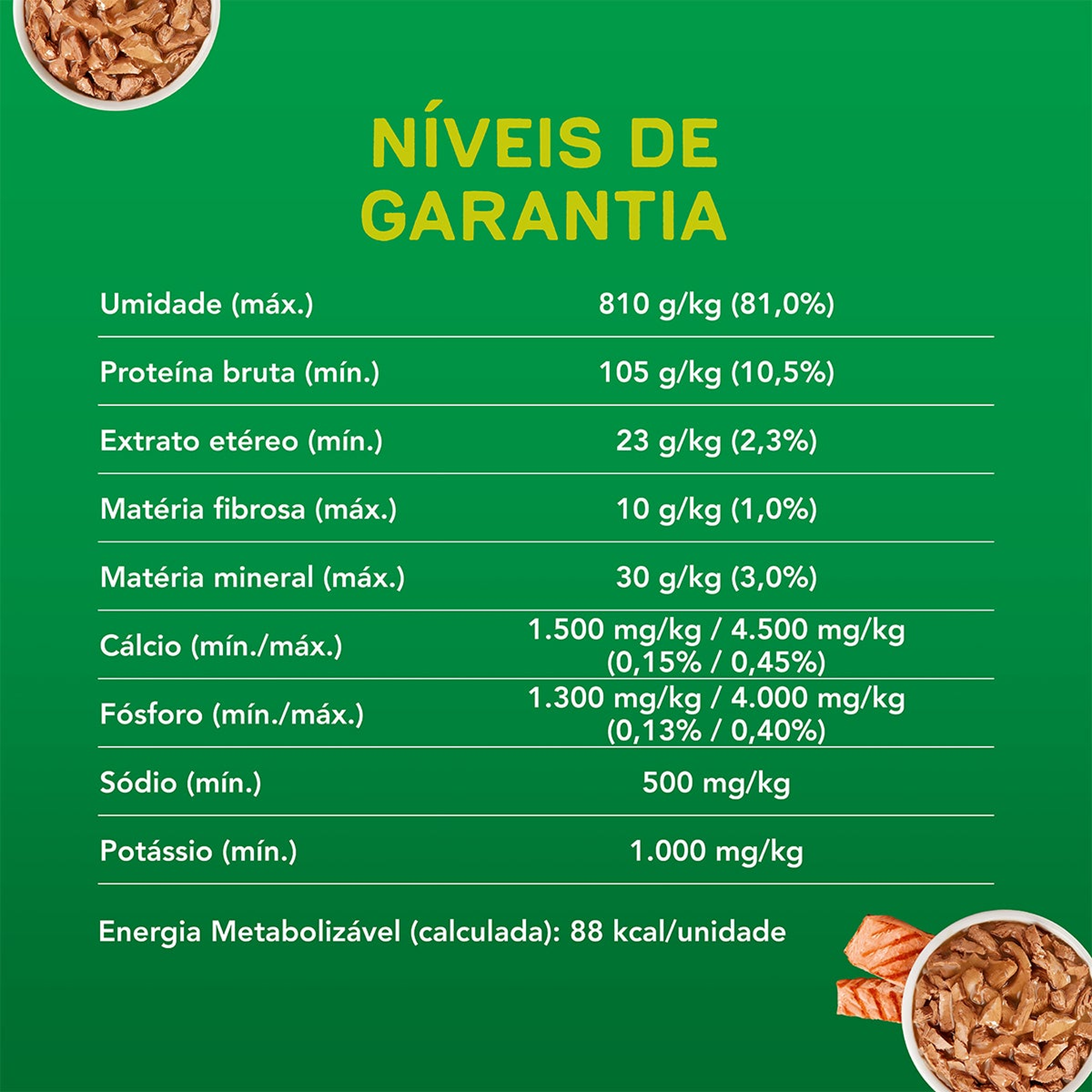 Informações de DOG CHOW® ExtraLife® Ração Úmida para Cão Adulto minis e pequenos sabor salmão