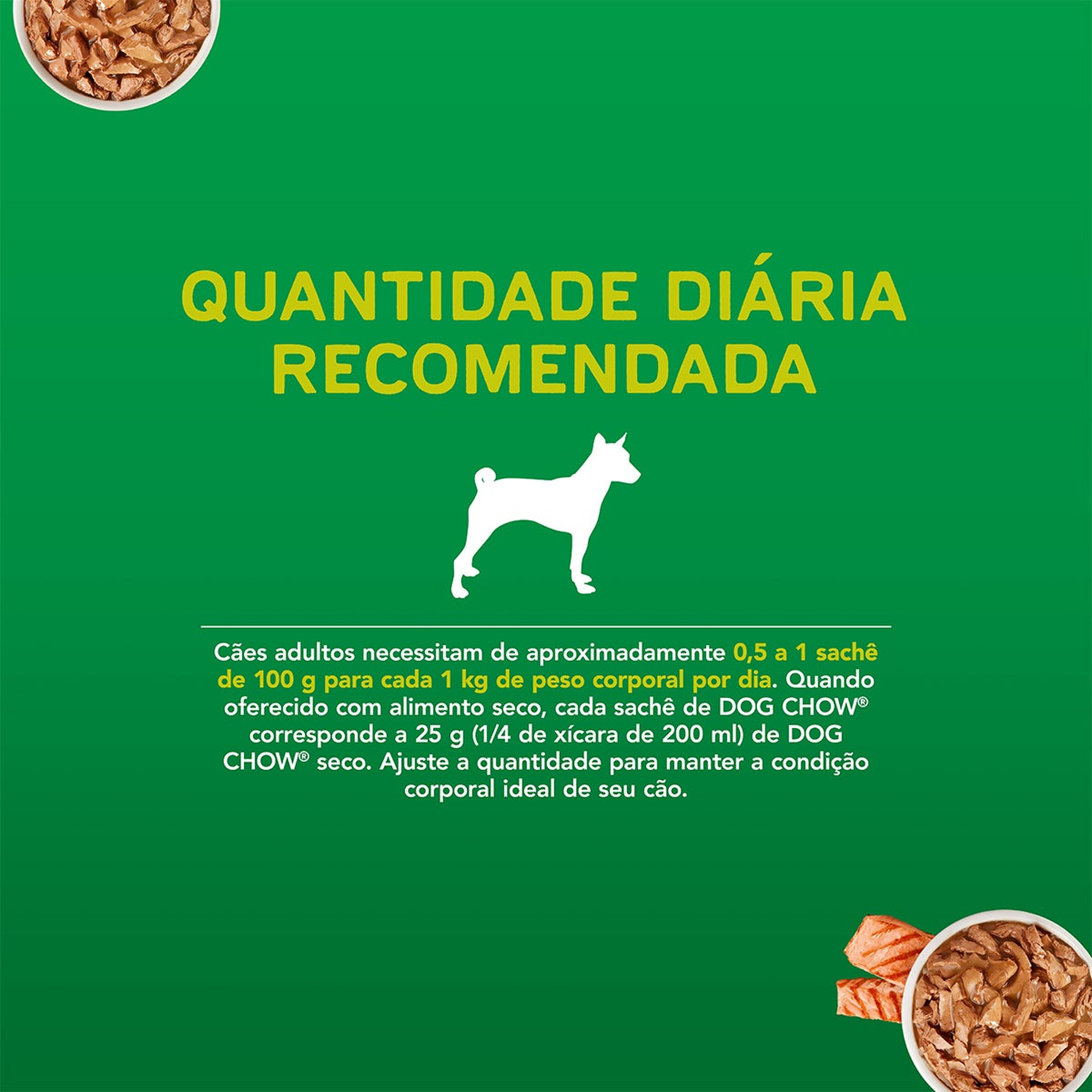 Informações de DOG CHOW® ExtraLife® Ração Úmida para Cão Adulto minis e pequenos sabor salmão