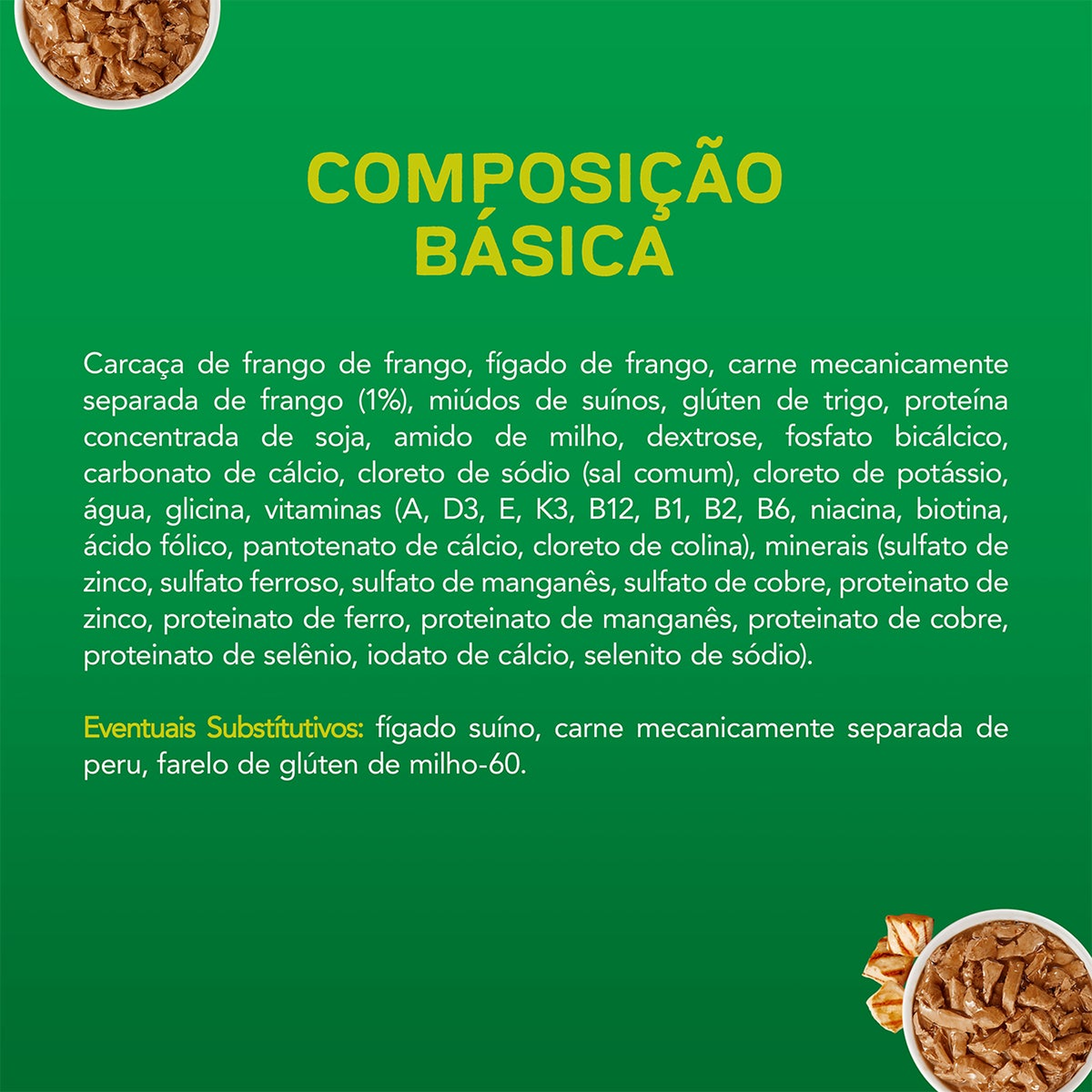 Informações de DOG CHOW® ExtraLife® Ração Úmida para Cão Adulto todos os tamanhos sabor frango