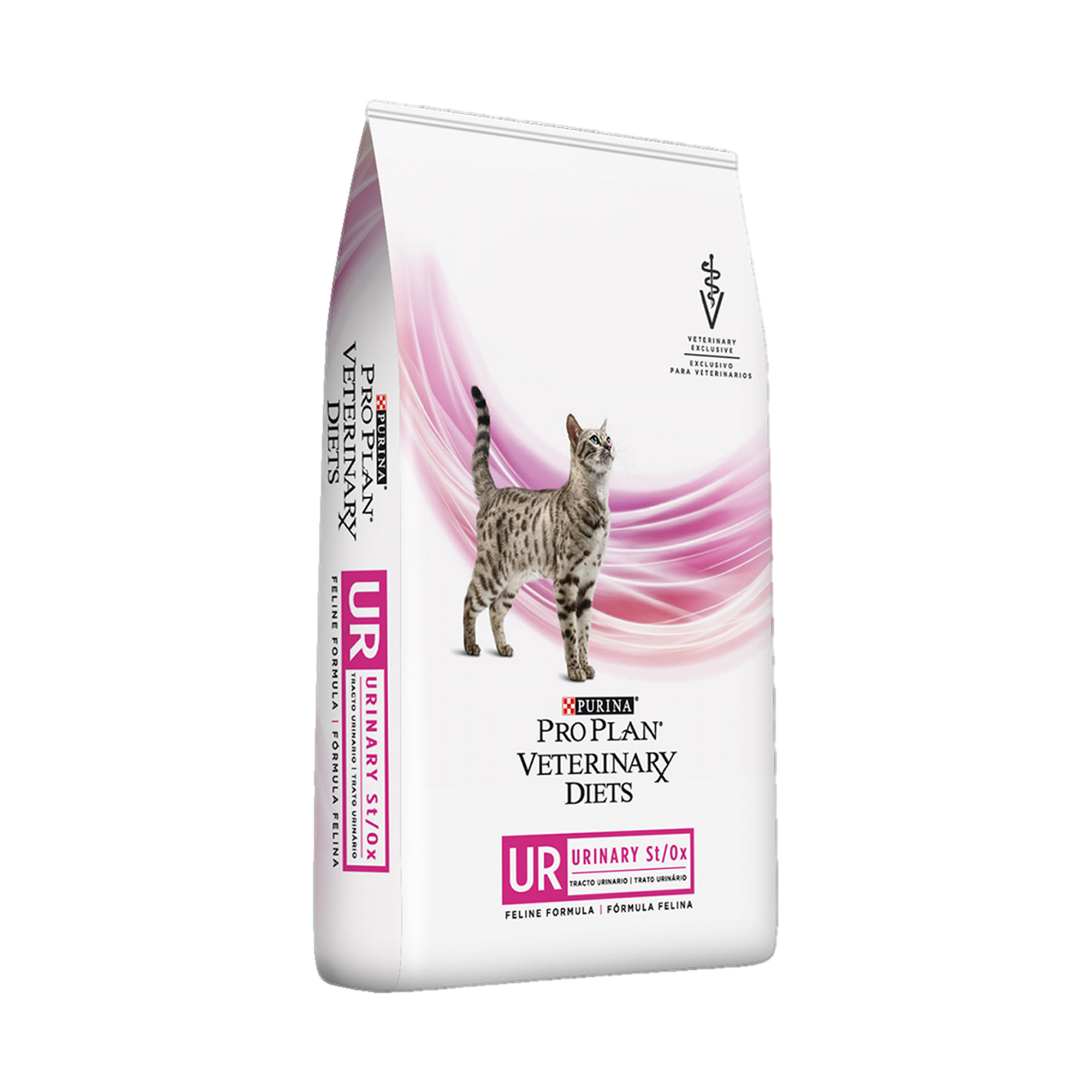 Embalagem de PRO PLAN® Veterinary Diets Fln UR para Gato Adulto sabor frango, vista lateral
