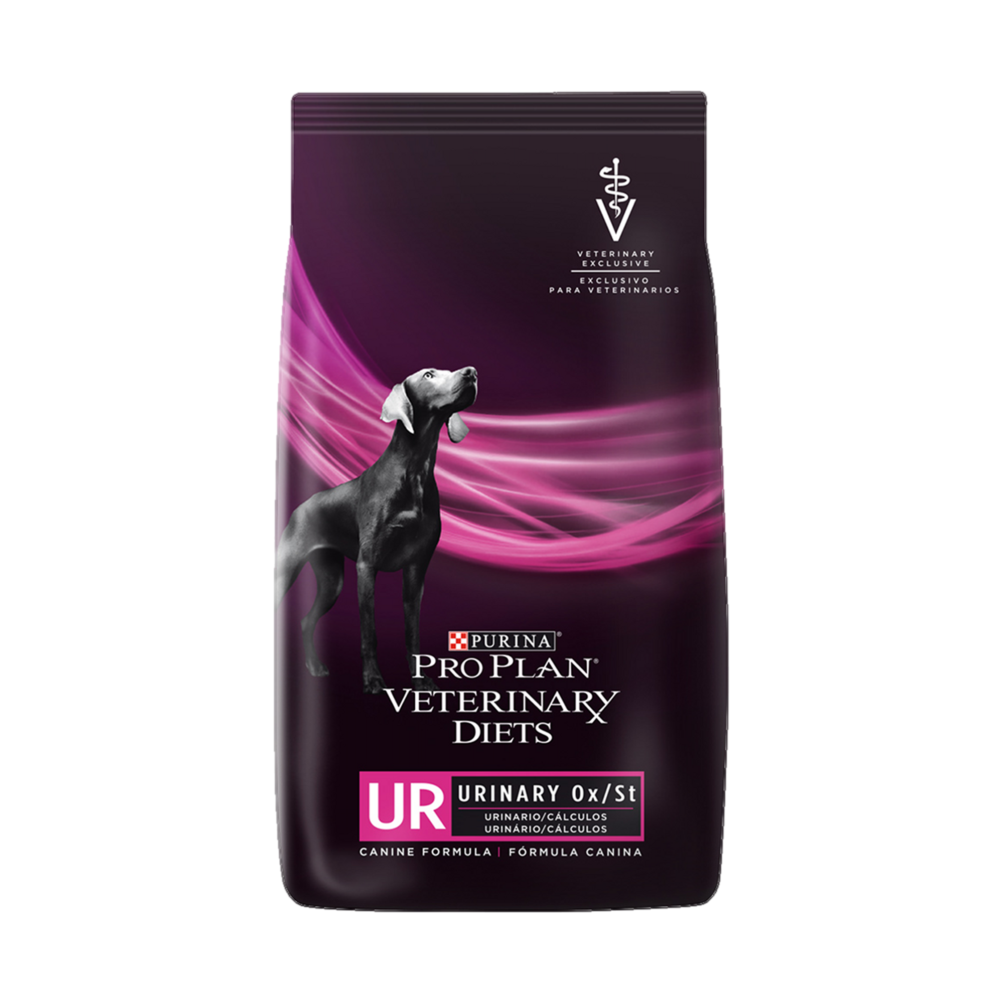Embalagem de PRO PLAN® Veterinary Diets Trato Urinário para Cão Adulto todos os tamanhos sabor frango, vista frontal