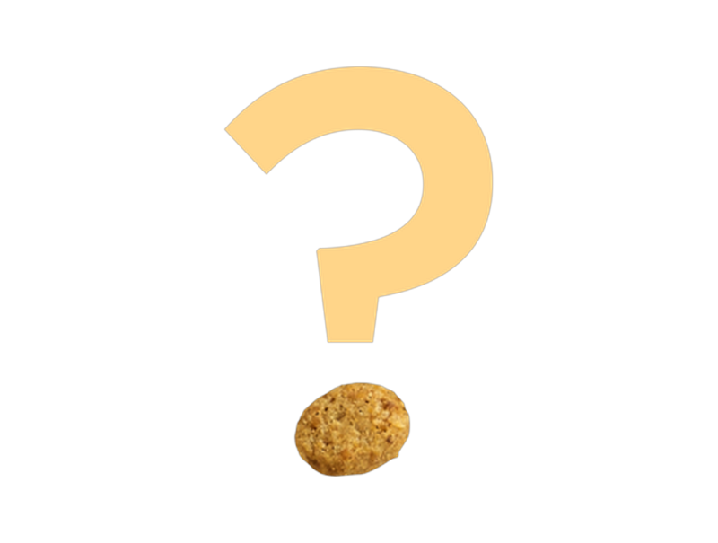 Ponto de interrogação e um croquete