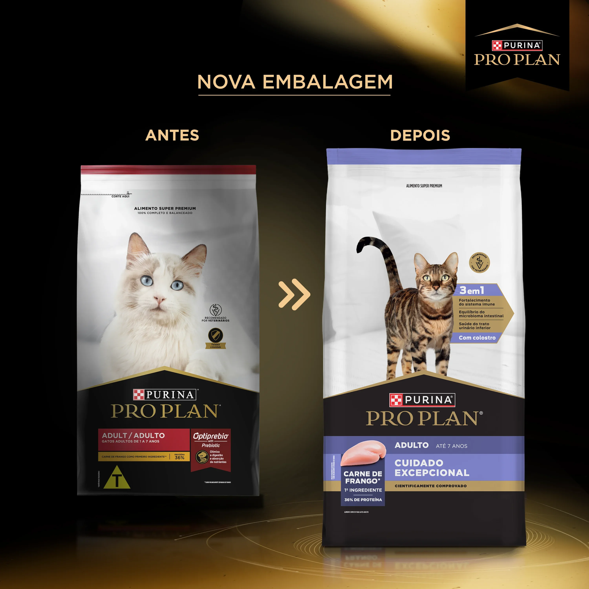 Informações de PURINA® PRO PLAN® Cuidado Excepcional Adulto Frango