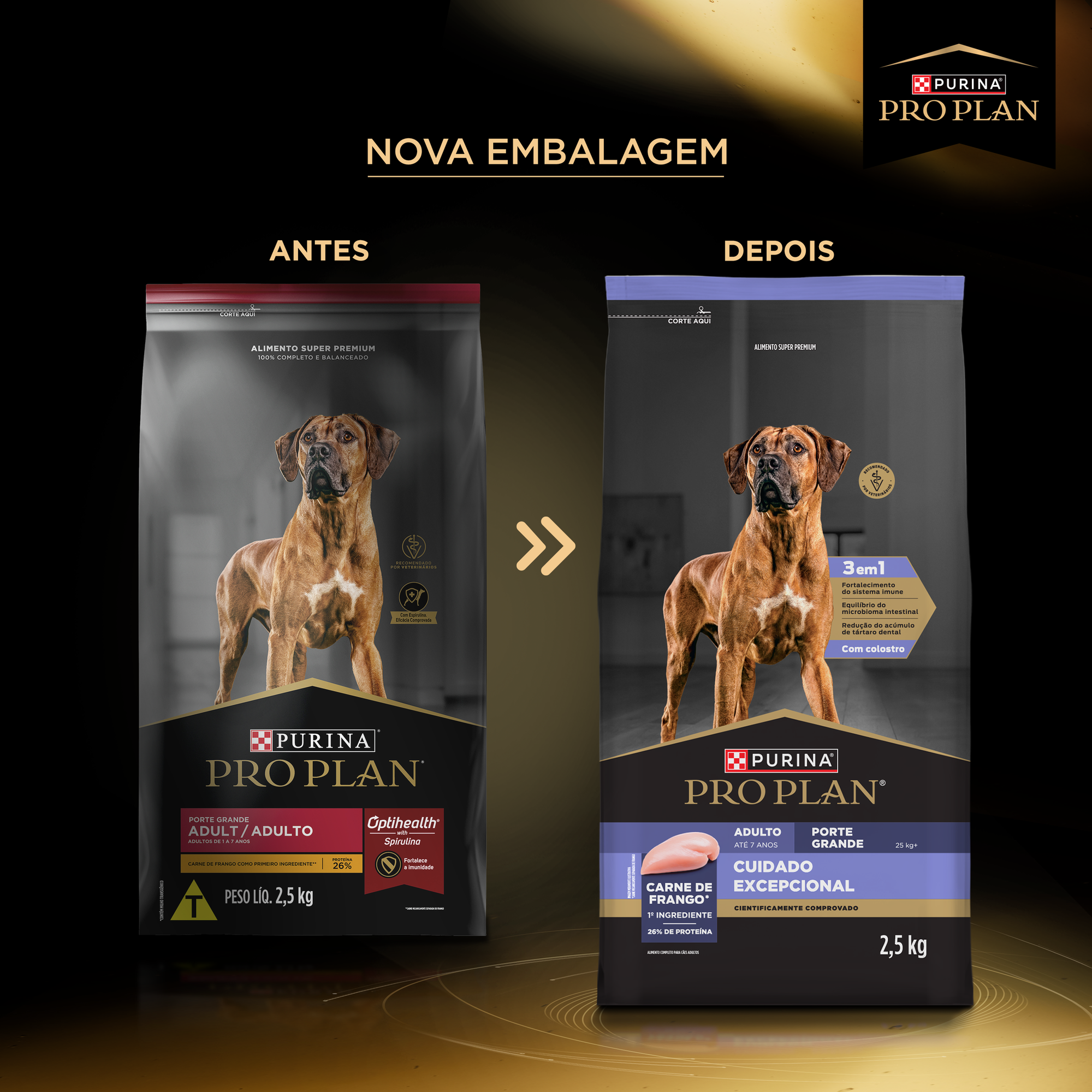 Informações de PURINA® PRO PLAN® Cuidado Excepcional Adulto Grande