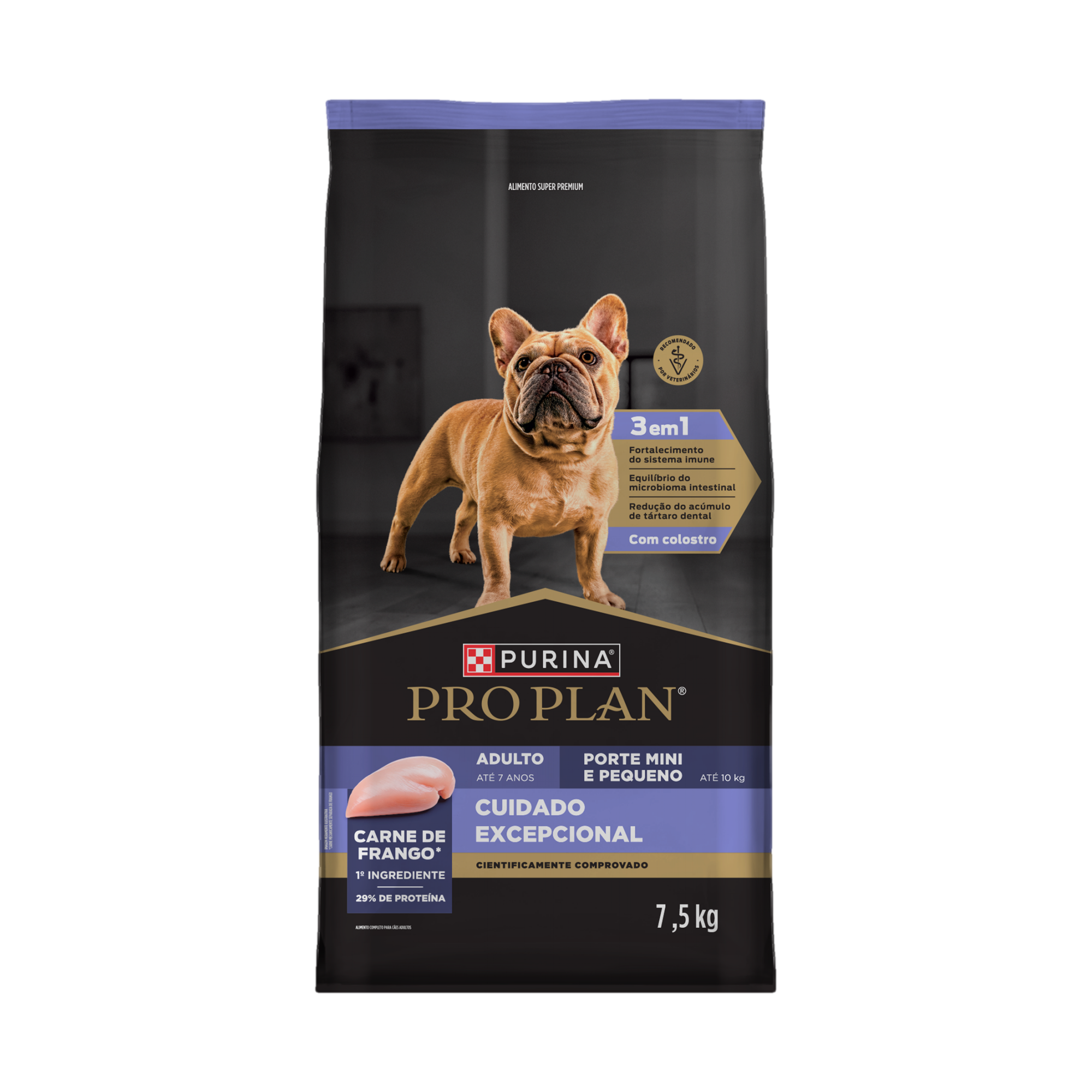 Embalagem de PURINA® PRO PLAN® Cuidado Excepcional Adulto Mini e Pequeno, vista frontal