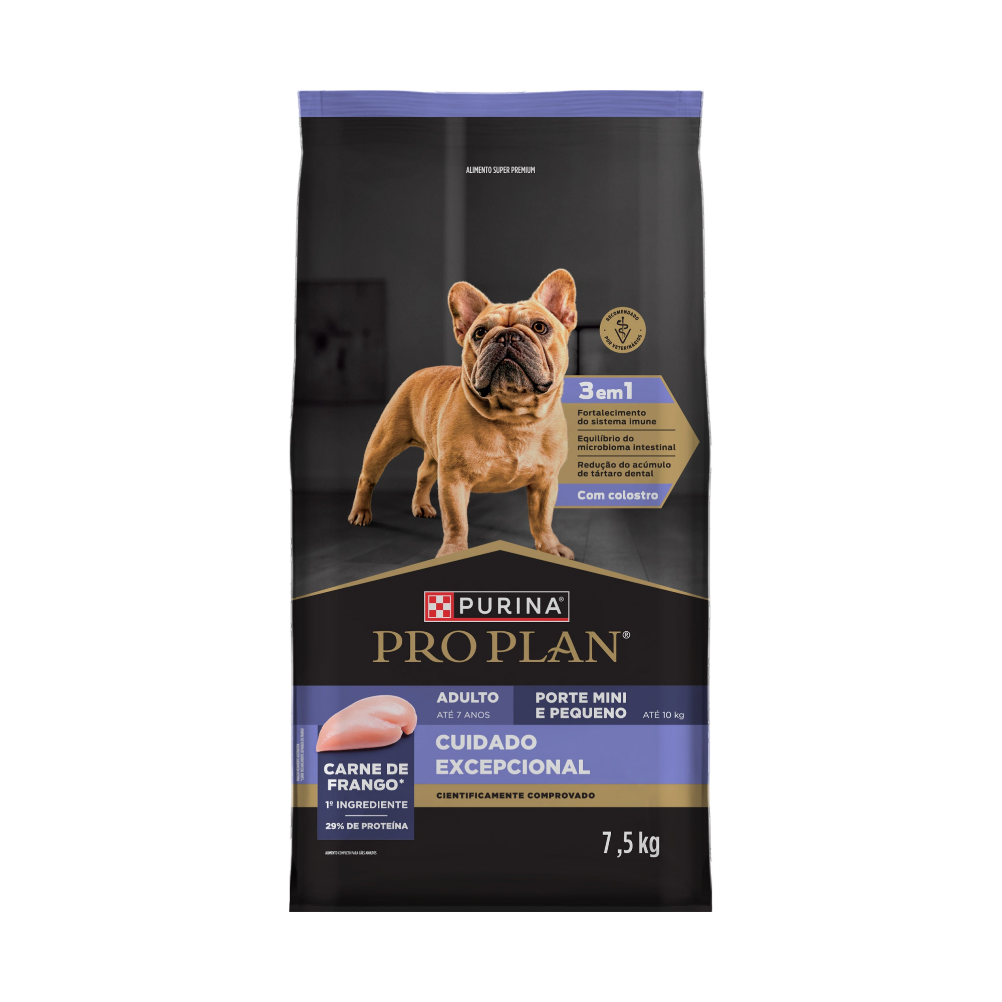 Embalagem de PURINA® PRO PLAN® Cuidado Excepcional Adulto Mini e Pequeno, vista frontal