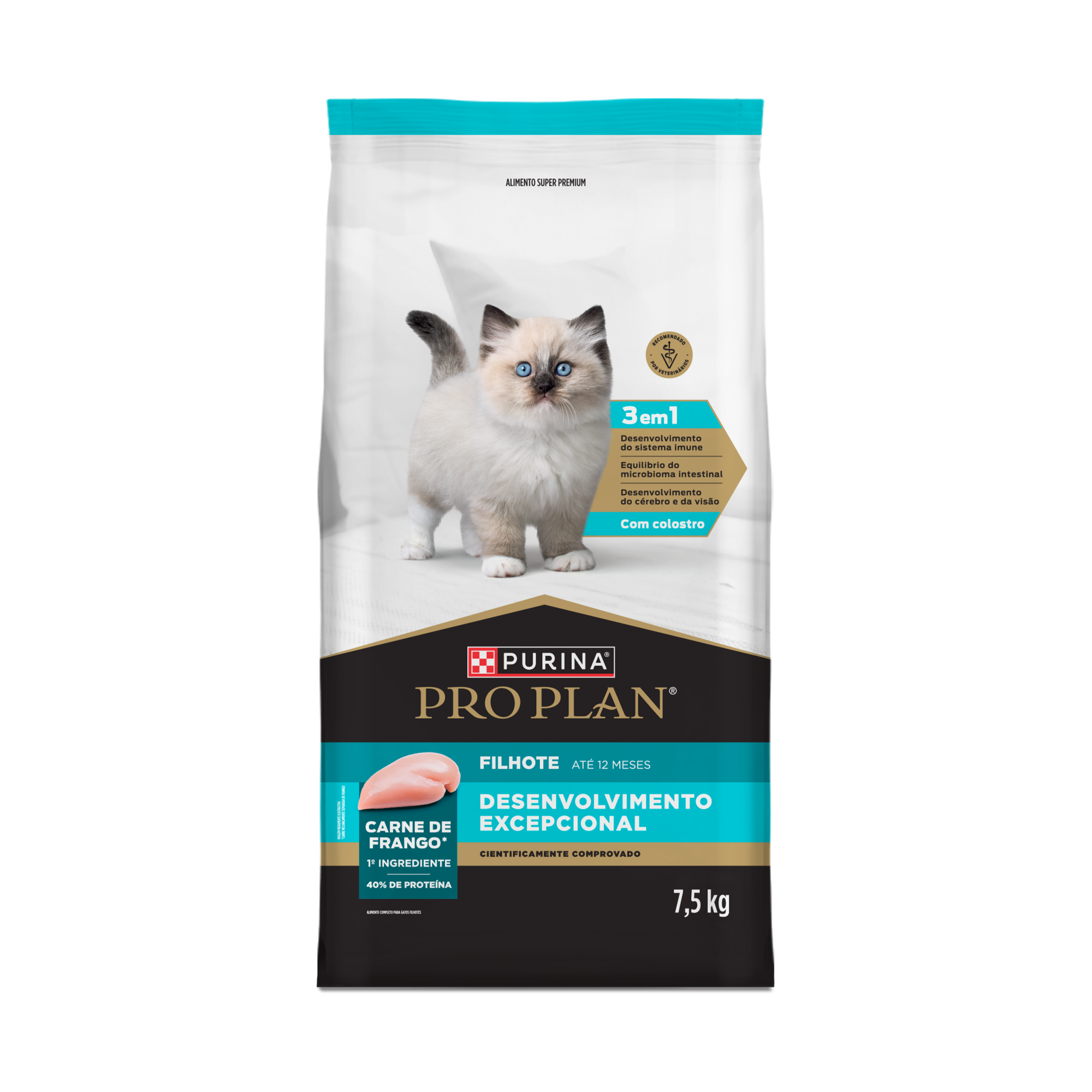 Embalagem de PURINA® PRO PLAN® Desenvolvimento Excepcional Filhote, vista frontal
