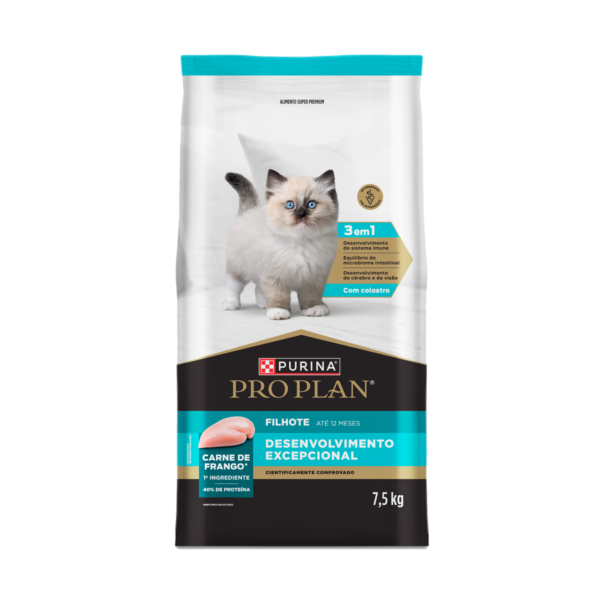 Embalagem de PURINA® PRO PLAN® Desenvolvimento Excepcional Filhote, vista frontal