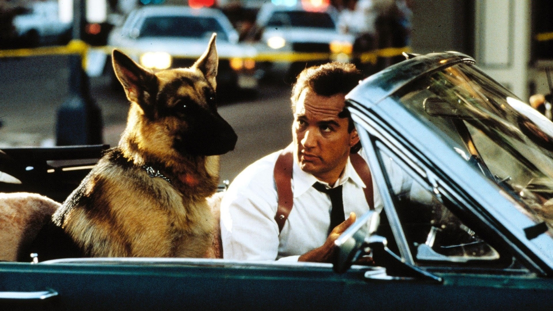 O filme de cachorro K9 - Um Policial Bom pra Cachorro traz um policial e um Pastor Alemão na luta contra o crime (Créditos: Divulgação)
