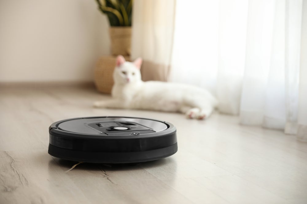 Basta supervisionar o robô aspirador de pó para que os pets não sofram danos (e vice-versa)