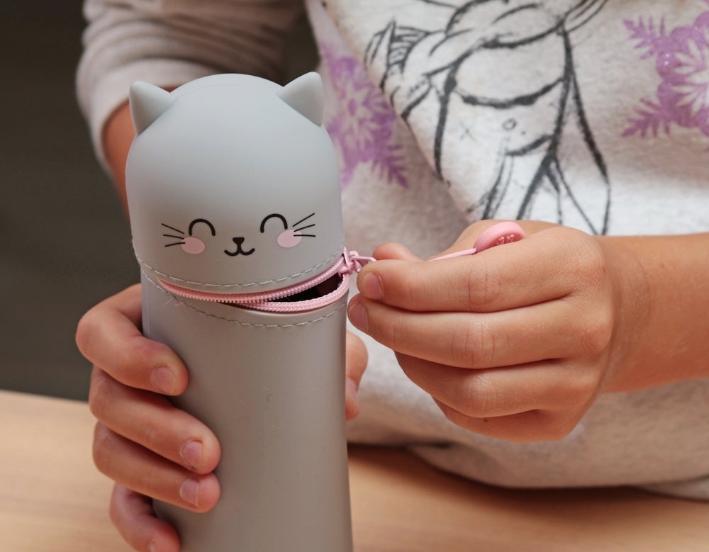 Itens de papelaria com tema de gatos sempre fazem sucesso