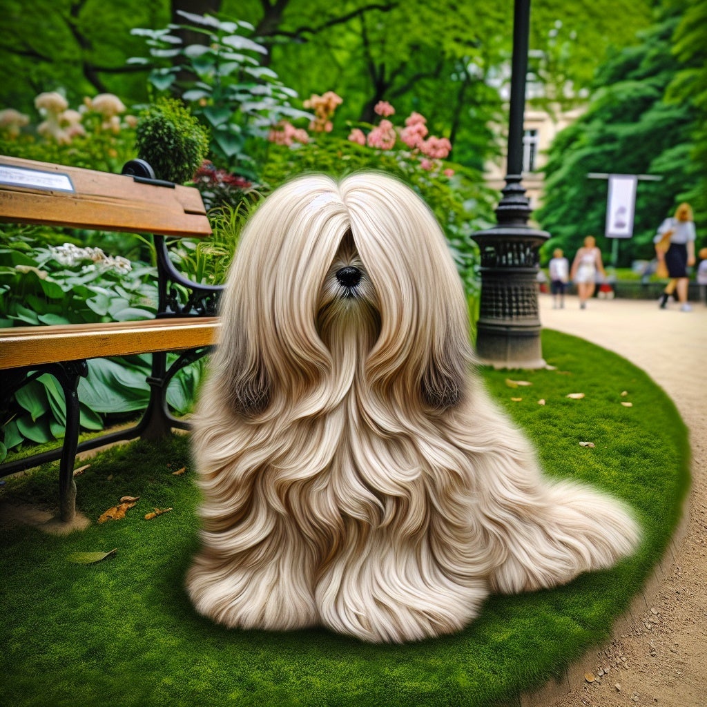 Peludo, o Lhasa Apso é a raça do Floquinho