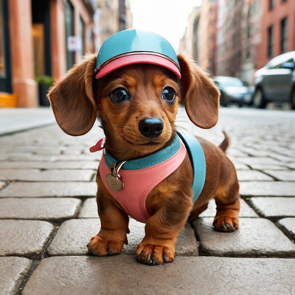 Da raça Dachshund, a Liberty não tem poderes, mas é muito especial