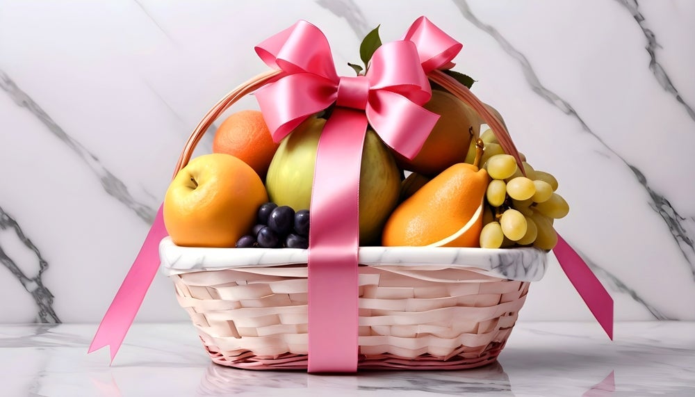 Frutas são ideias de presente de Natal interessantes