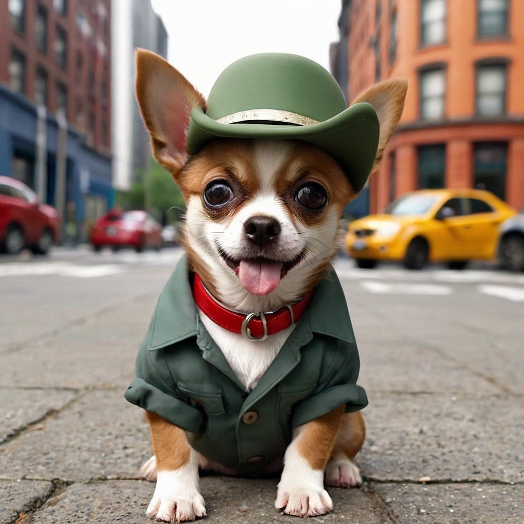 O Tracker é um cão Chihuahua muito habilidoso quando o assunto é rastrear