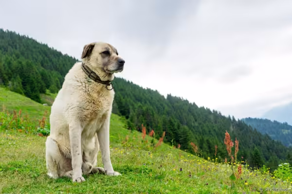 Kangal Turco em cima de gramado