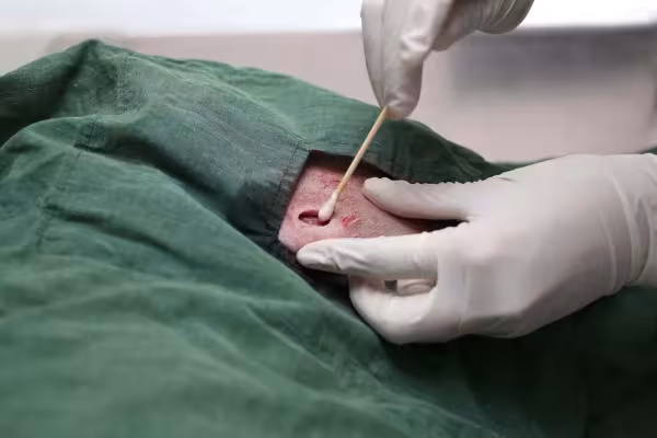 O ideal é que a remoção da berne em cachorro seja feita por um médico veterinário para não piorar o problema