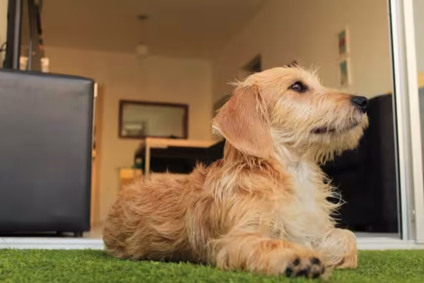 Vira-lata peludo: a Paçoca é bem peludinha e muito fofa