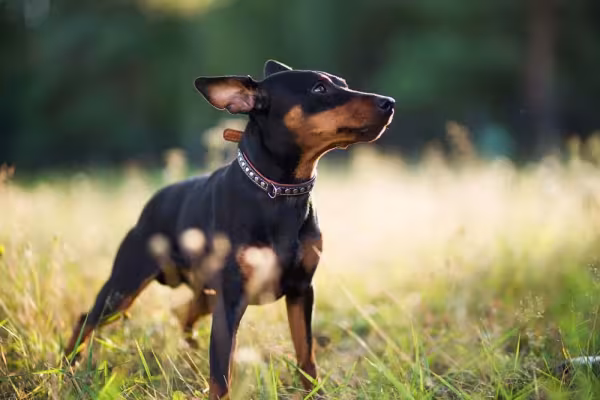 O Pinscher tem uma personalidade forte, mas também é amoroso com sua família