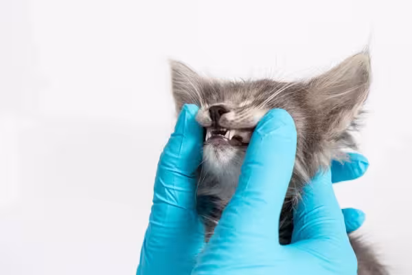 Sim, gato tem dente de leite. São 26 dentes fininhos e pontiagudos que mais pra frente serão substituídos por 30 permanentes