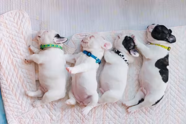 Bulldog Francês filhote: uma mesma ninhada pode ter animais de cores diferentes