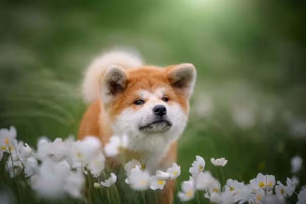 Filhote de Akita: preço vai depender das características do pet