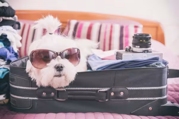 O cachorro Maltês requer banho e tosas regulares para manter os pelos lisos e sedosos