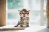 O gato Persa filhote costuma sentir muita falta da mãe nos primeiros dias na casa nova