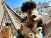 A Brisa ganhou um novo lar esse ano e é super mimada pelo seu pai, Luiz